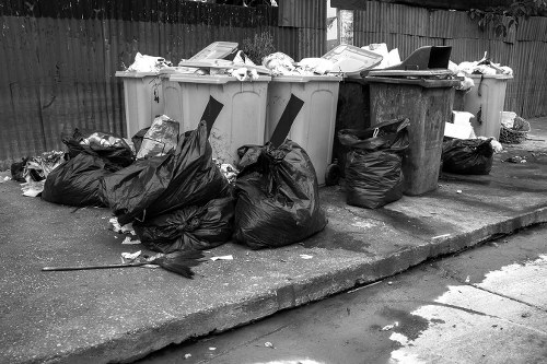 Construction site debris clearance in Redbridge